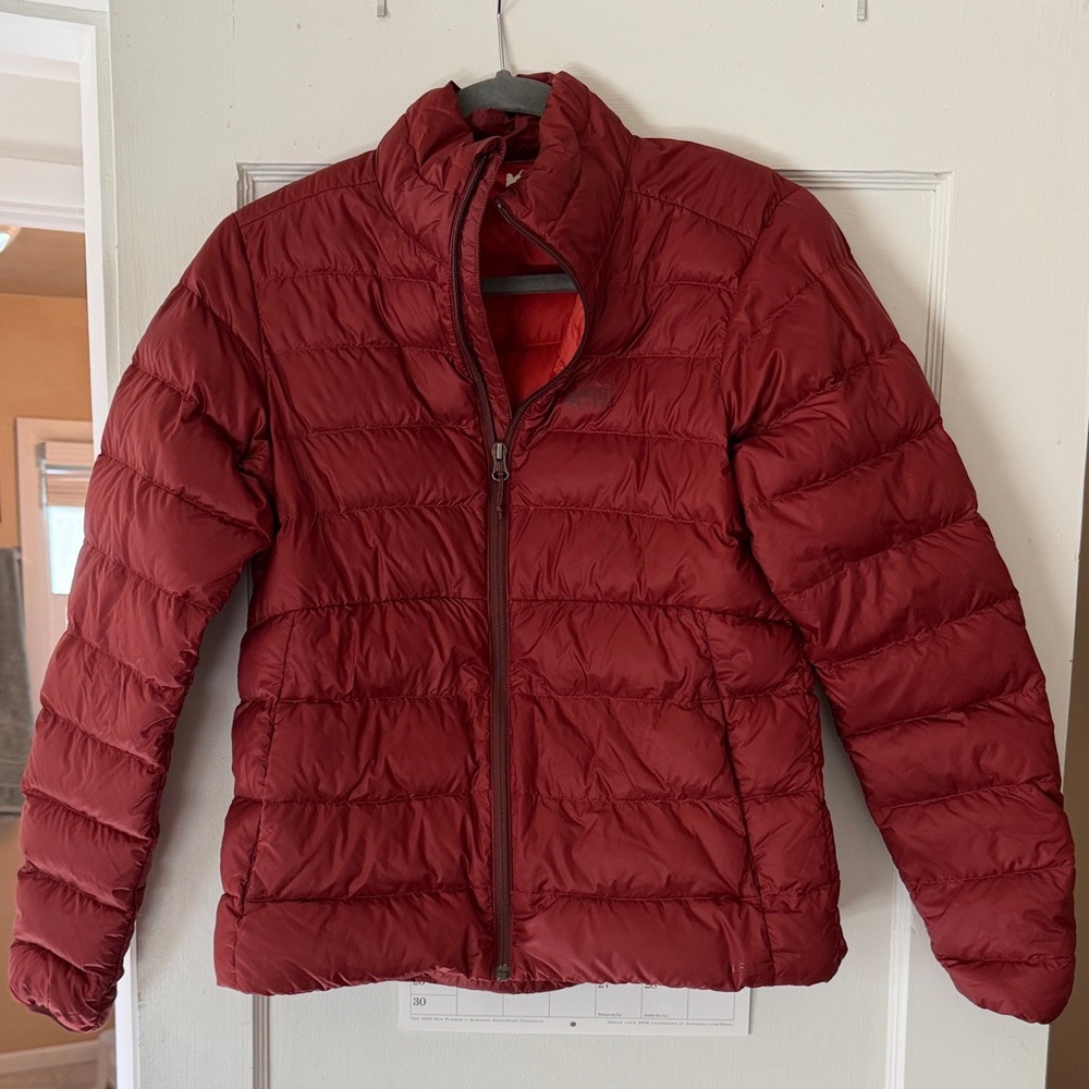 Red REI Co-op Puffer Jacket